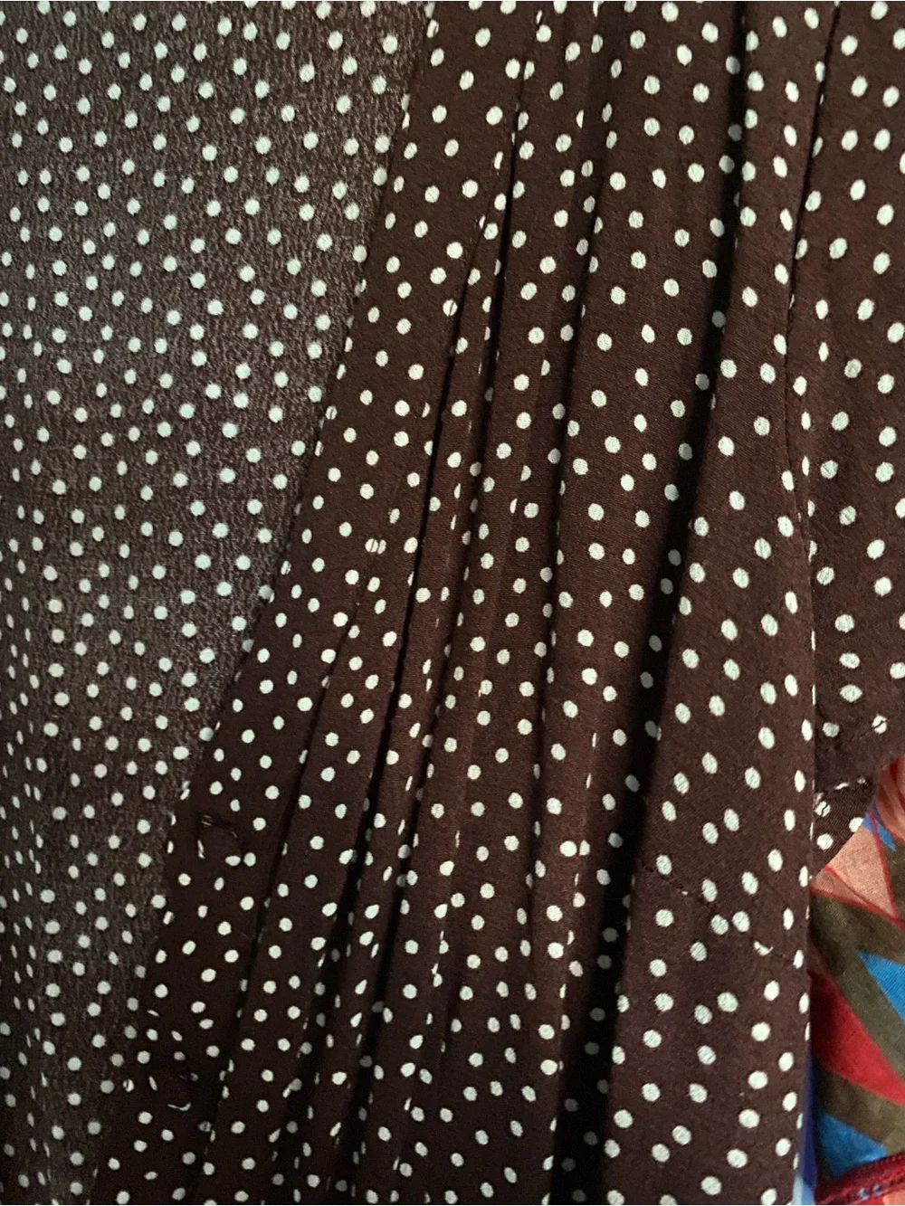 Abercrombie & Fitch Burgundy/Wine Polka Dot Jumpsuit - Size Small